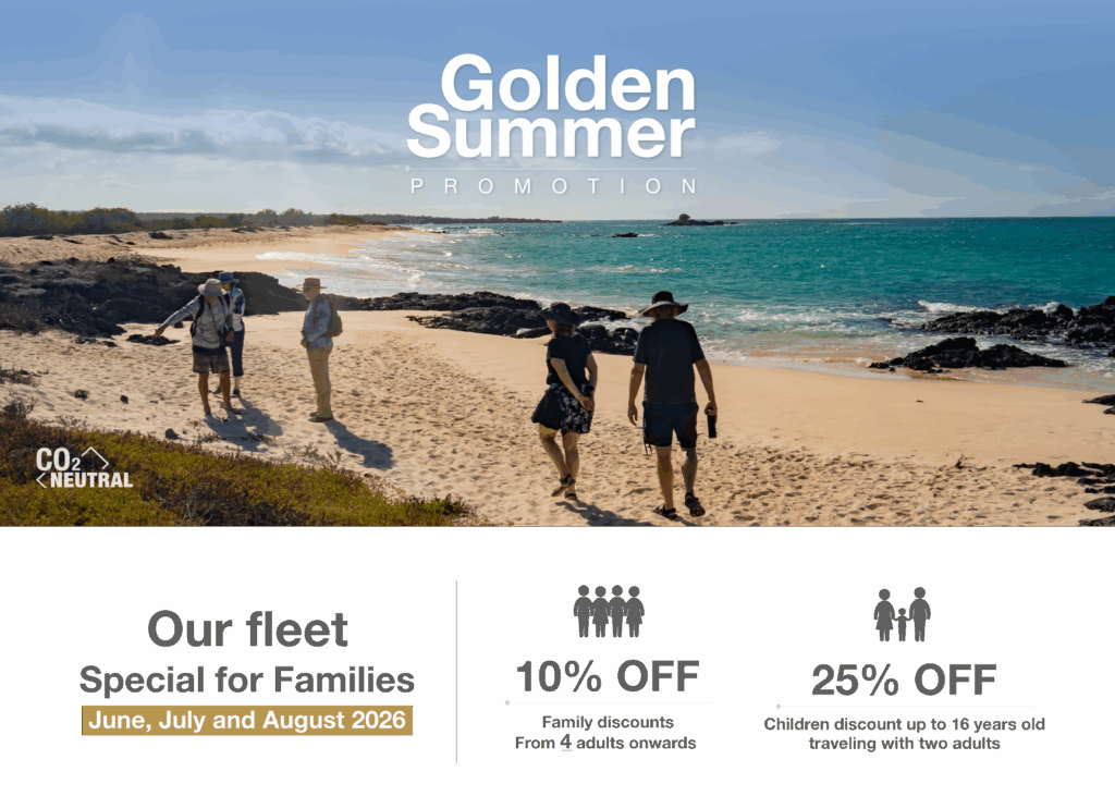 Golden Summer Promotion Our fleet Galapagos Island in Ecuador